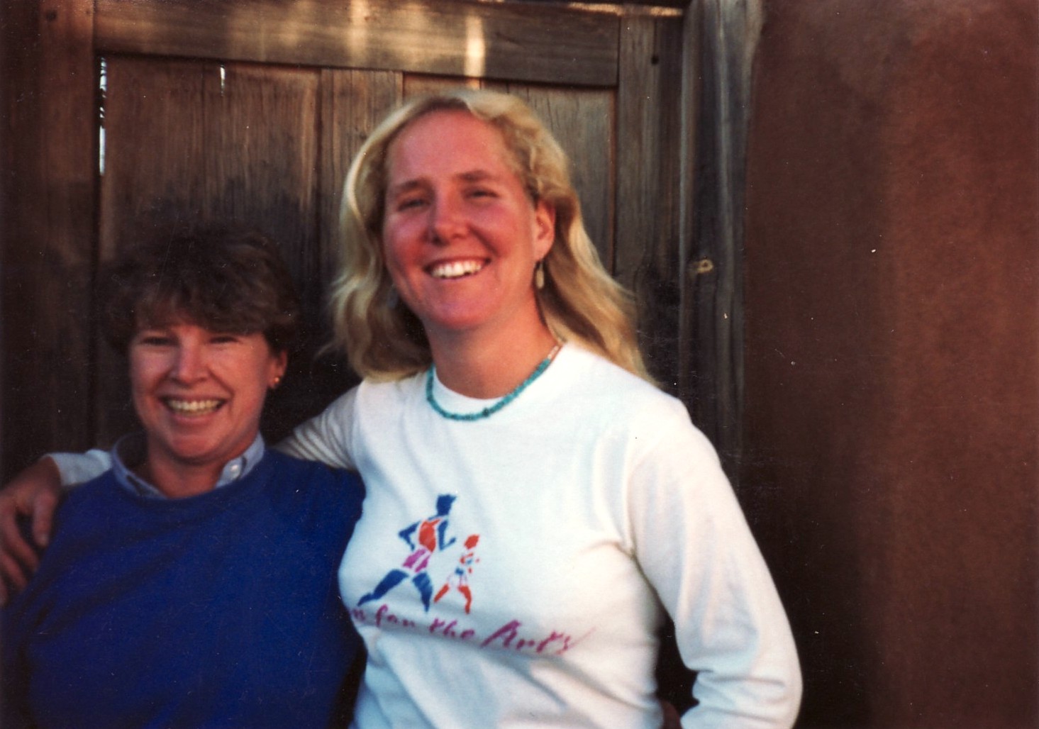 Jennifer Crossen and Joan Callahan (her partner), in Taos, NM, 1988.
