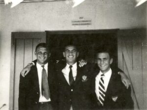 Martin Duberman with Eddie Landau and Ralph Brazan. Photo courtesy of Martin Duberman.