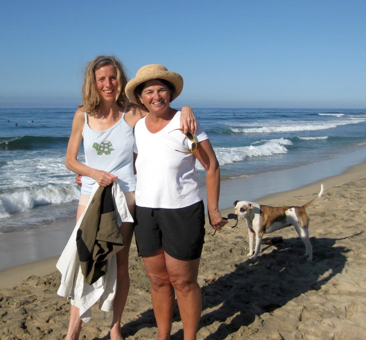 Michela Griffo and Mary O’Connor (an architect who then was her partner), Pescadera, Baja, 2011. Photo courtesy of Michela Griffo.
