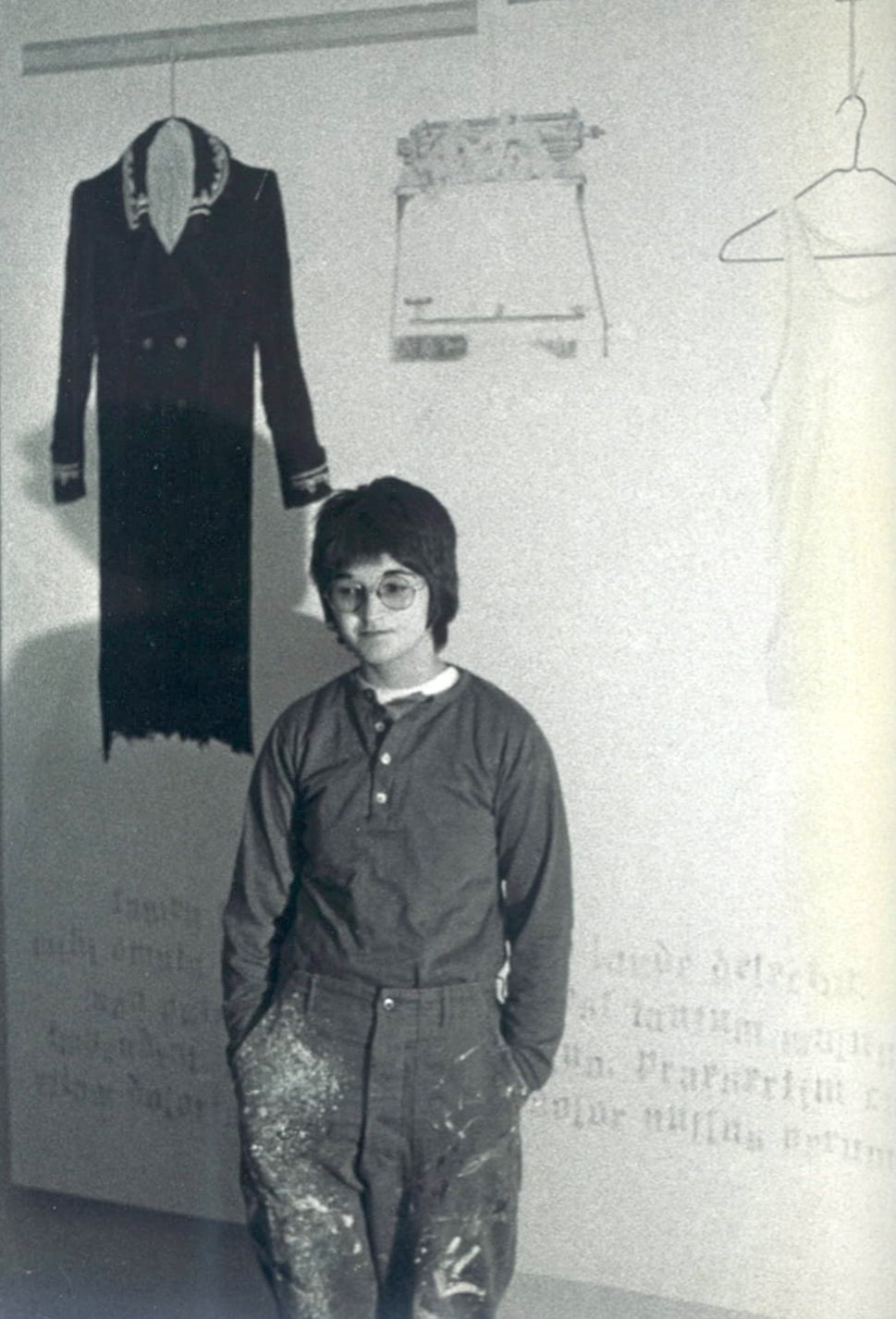 Michela in her studio, Chinatown, New York, NY, 1975. Photo courtesy of Michela Griffo.