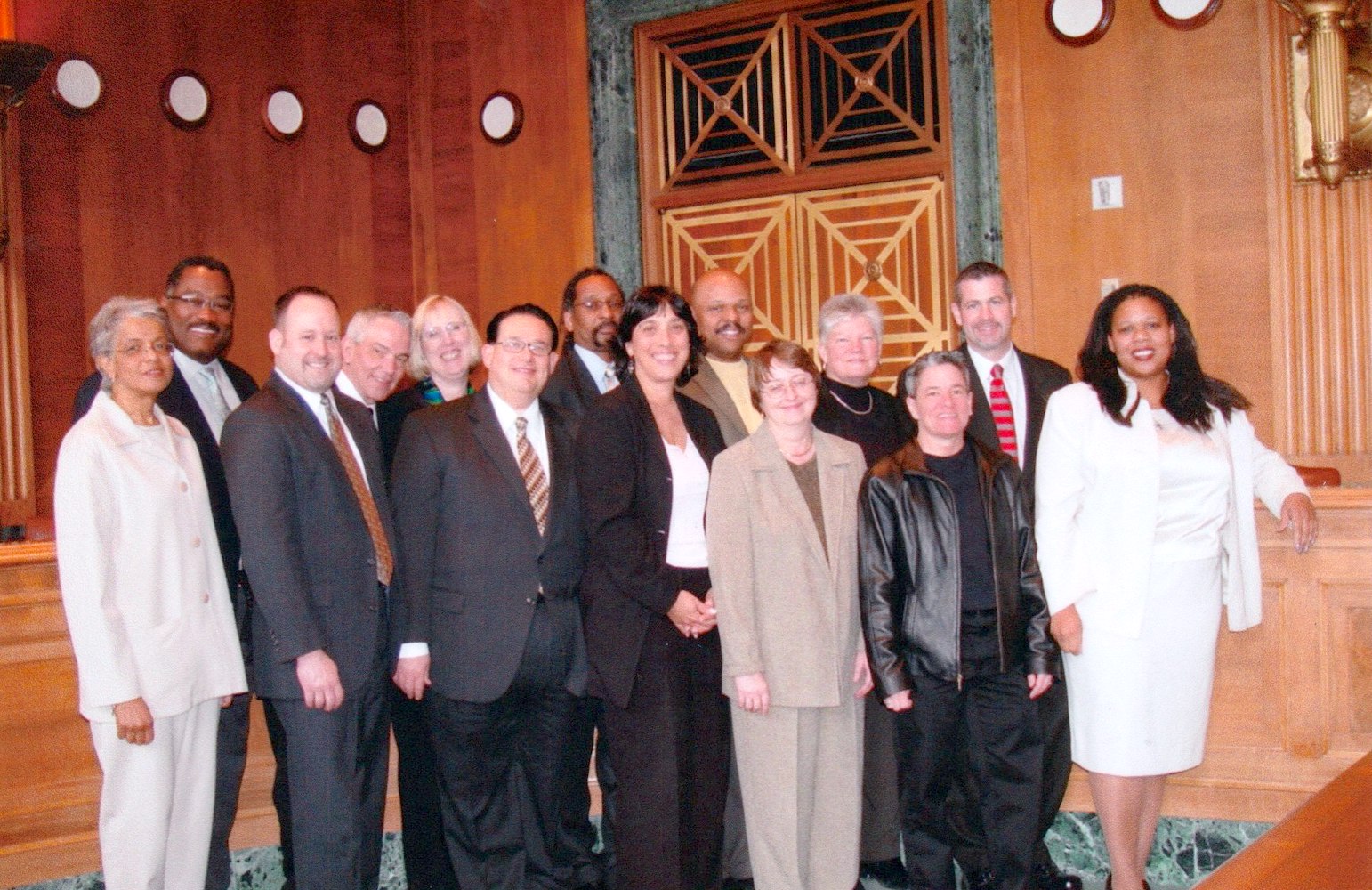 Kathie Hiers and the National AIDS Housing Coalition, 2005. Photo courtesy of Kathie Hiers.