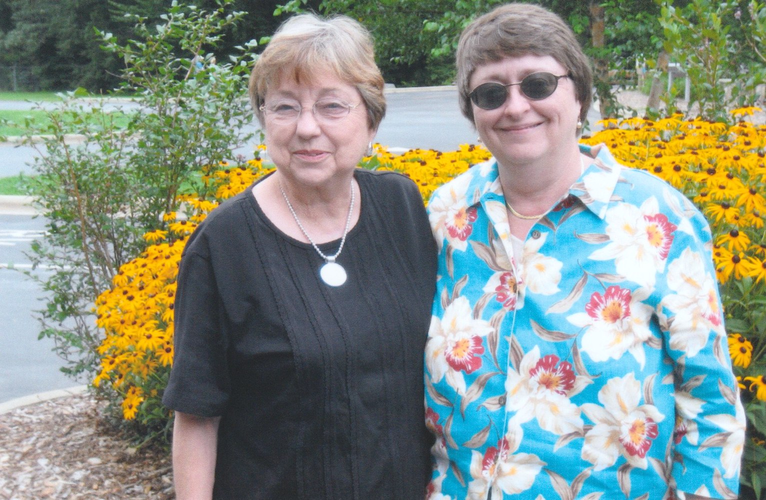 Alice C. Harris (Kathie’s mother) and Kathie Hiers. Photo courtesy of Kathie Hiers.	