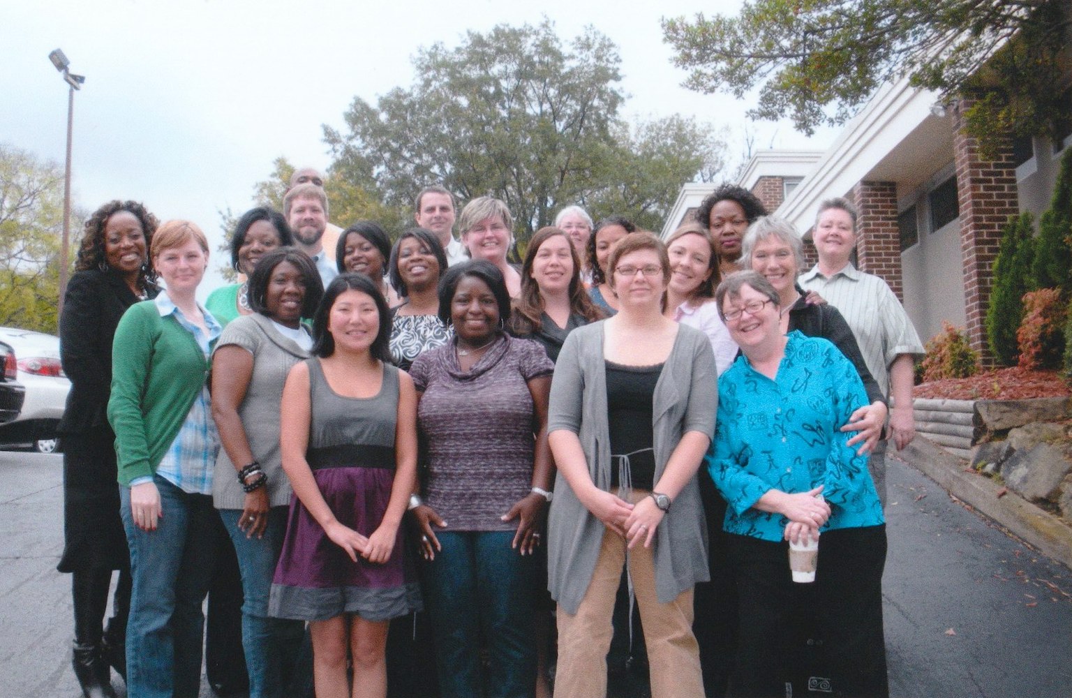 Kathie Hiers and some of the AIDS Alabama staff, 2010. Photo courtesy of Kathie Hiers.