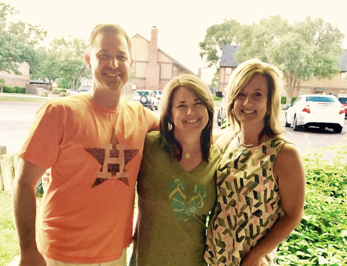 L-R: Colin Foust (brother), Shanna Peeples, and Melanie Waren (sister) in Amarillo, TX, June 2017. Photo courtesy of Shanna Peeples.