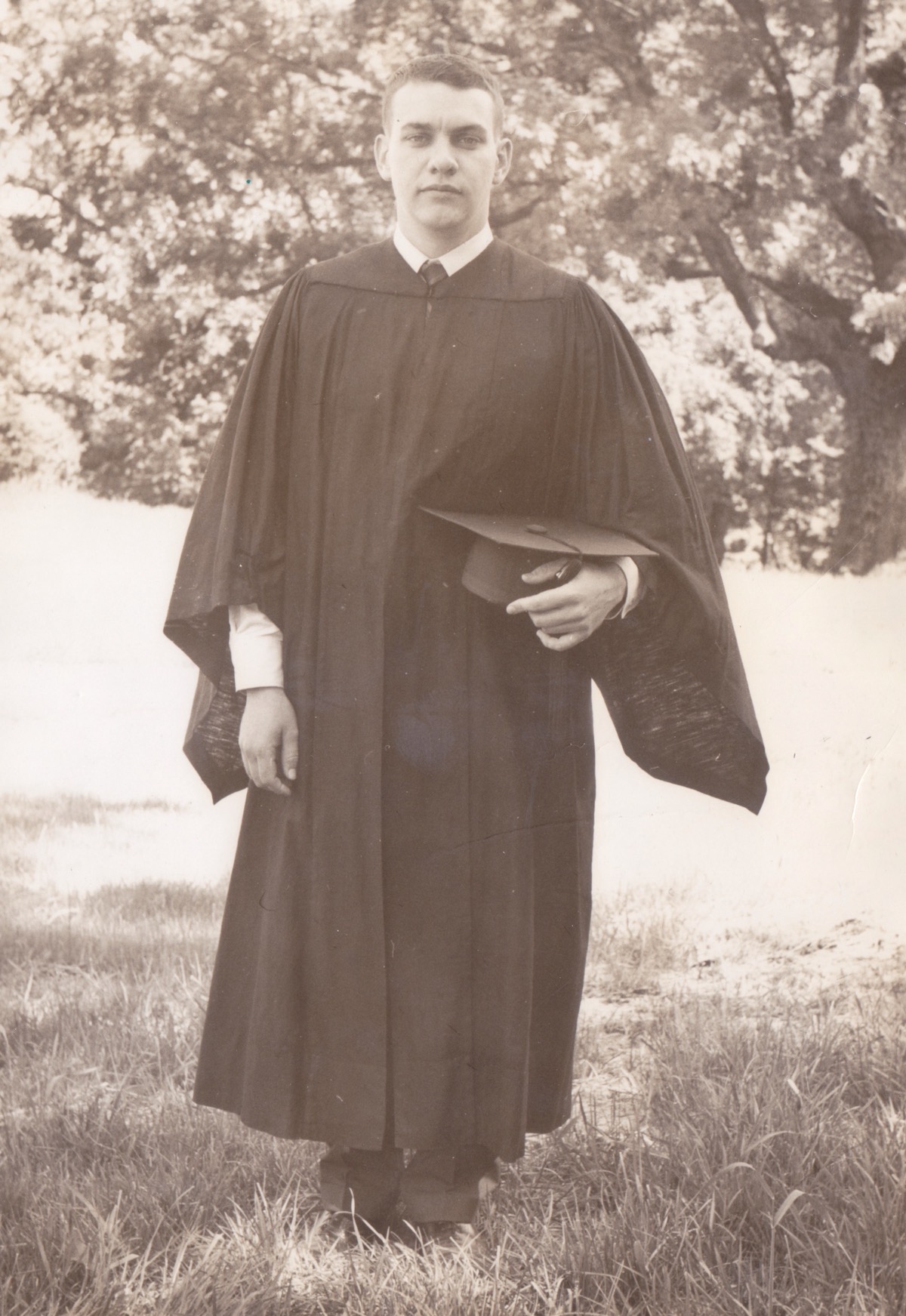 K.C. Potter as his college graduation for Berea College, Berea, KY, 1961. 