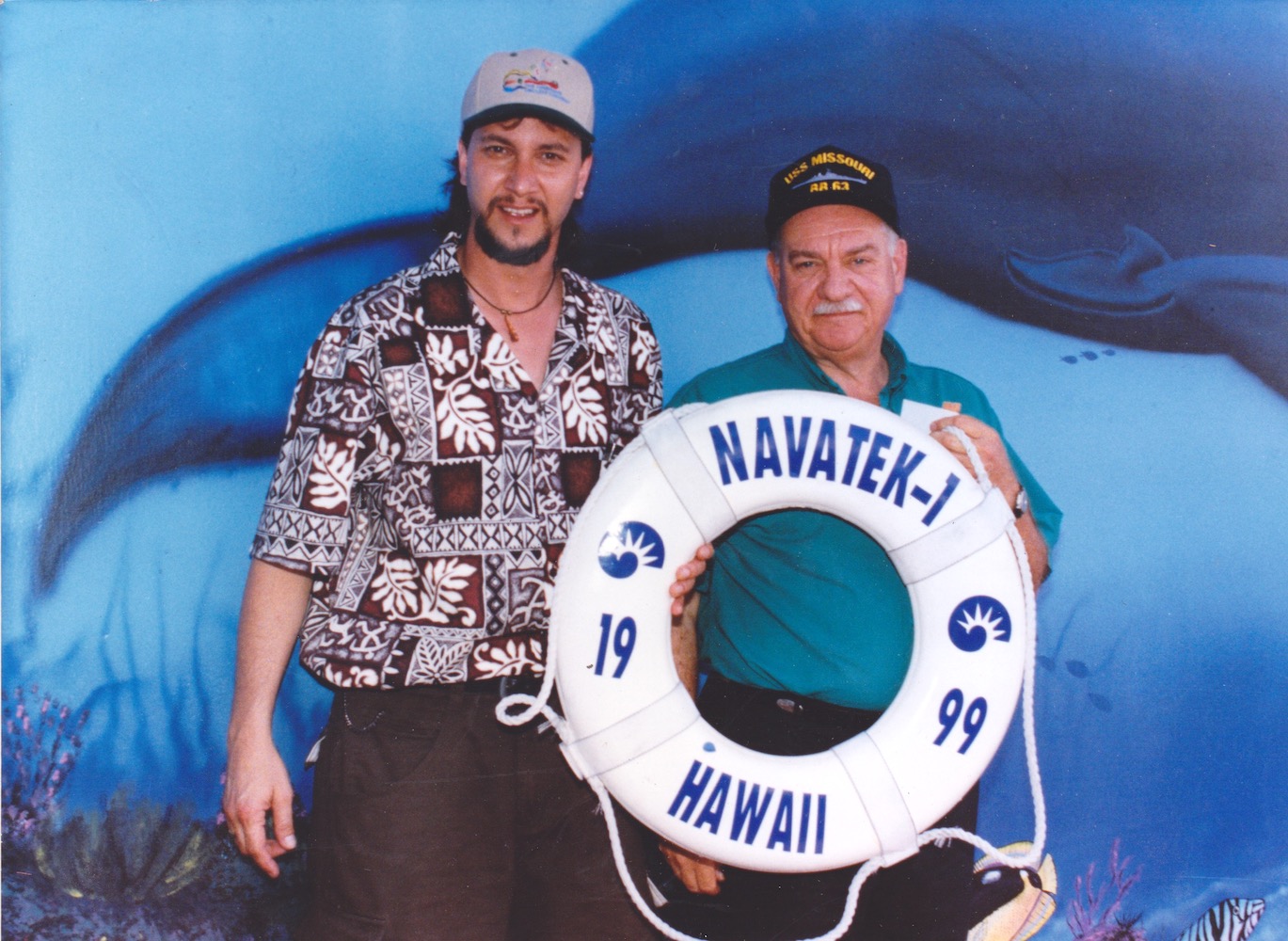 Richard Patrick Sequeira and K.C. Potter, 1999, Hawaii.