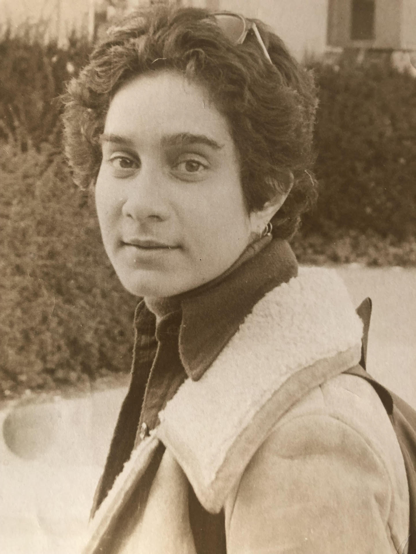 Cheryl Qamar as a “Fuzbian” in the lesbian separatist movement, 1978. Photo courtesy of Cheryl Qamar.