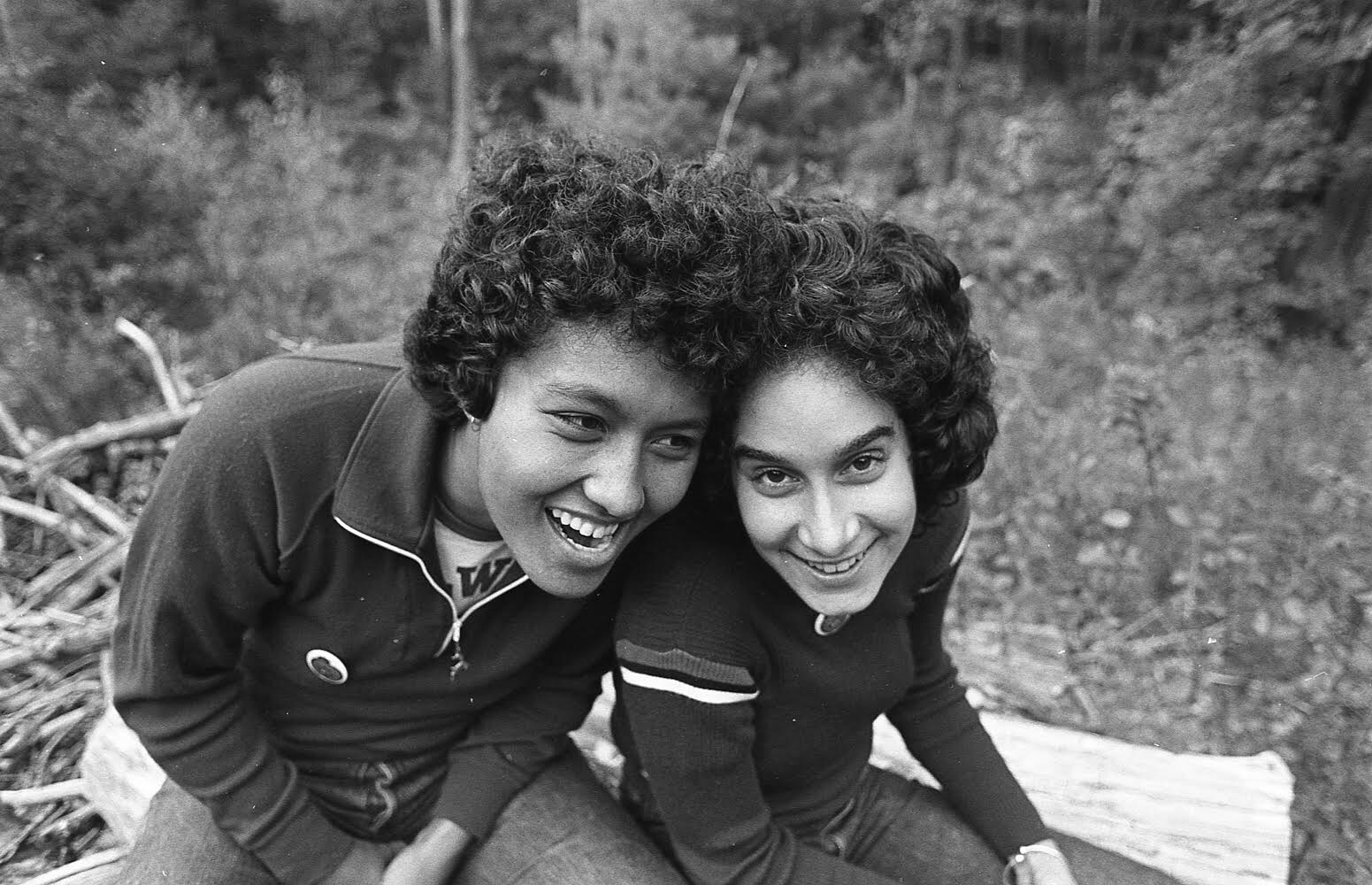 Cheryl Qamar and Margo, 1974. She shares, “This was my first lesbian relationship.” Photo courtesy of Cheryl Qamar.