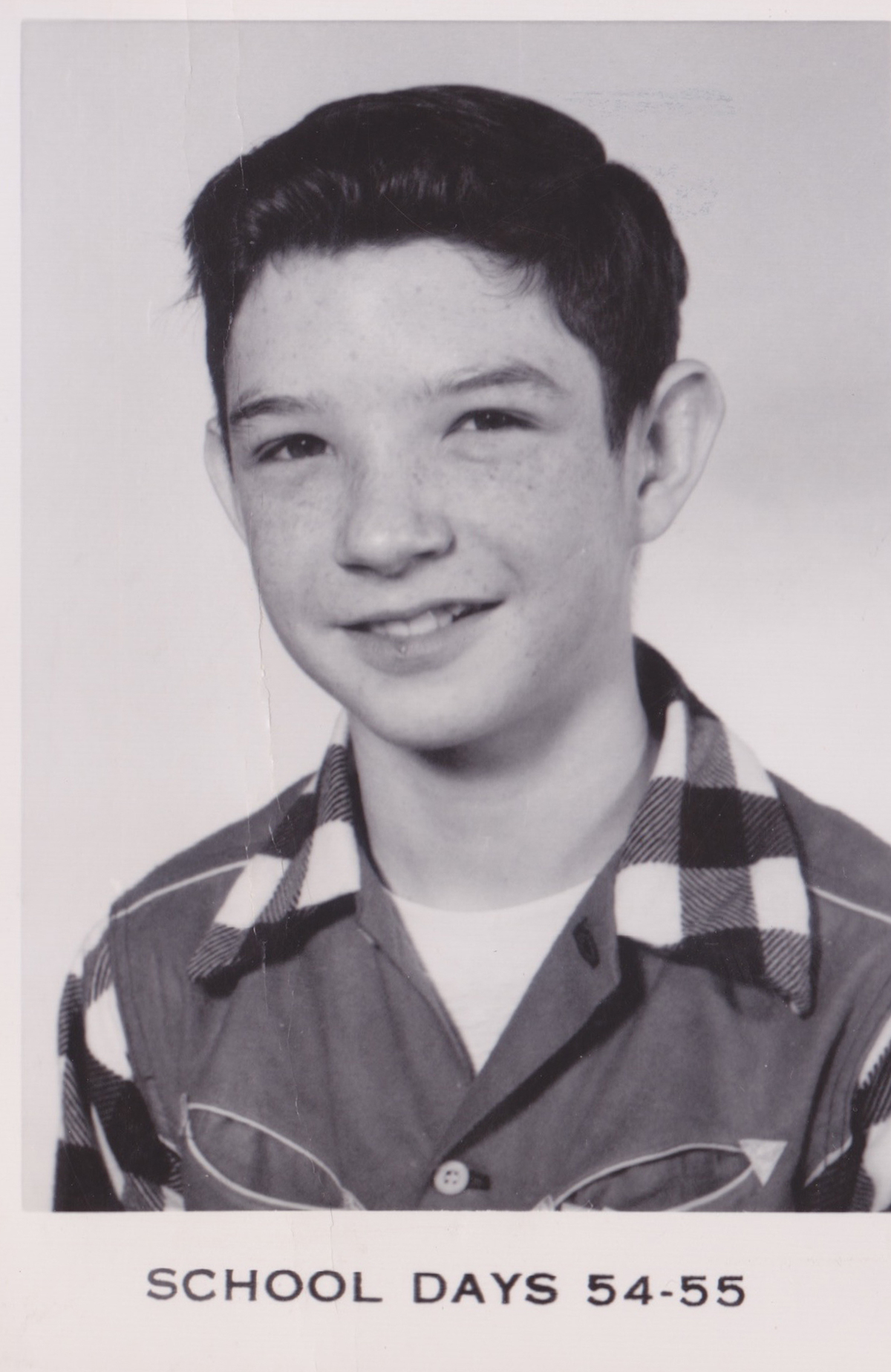 Don Quaintance at age 13, 1954-55. Photo courtesy of Don Quaintance. 