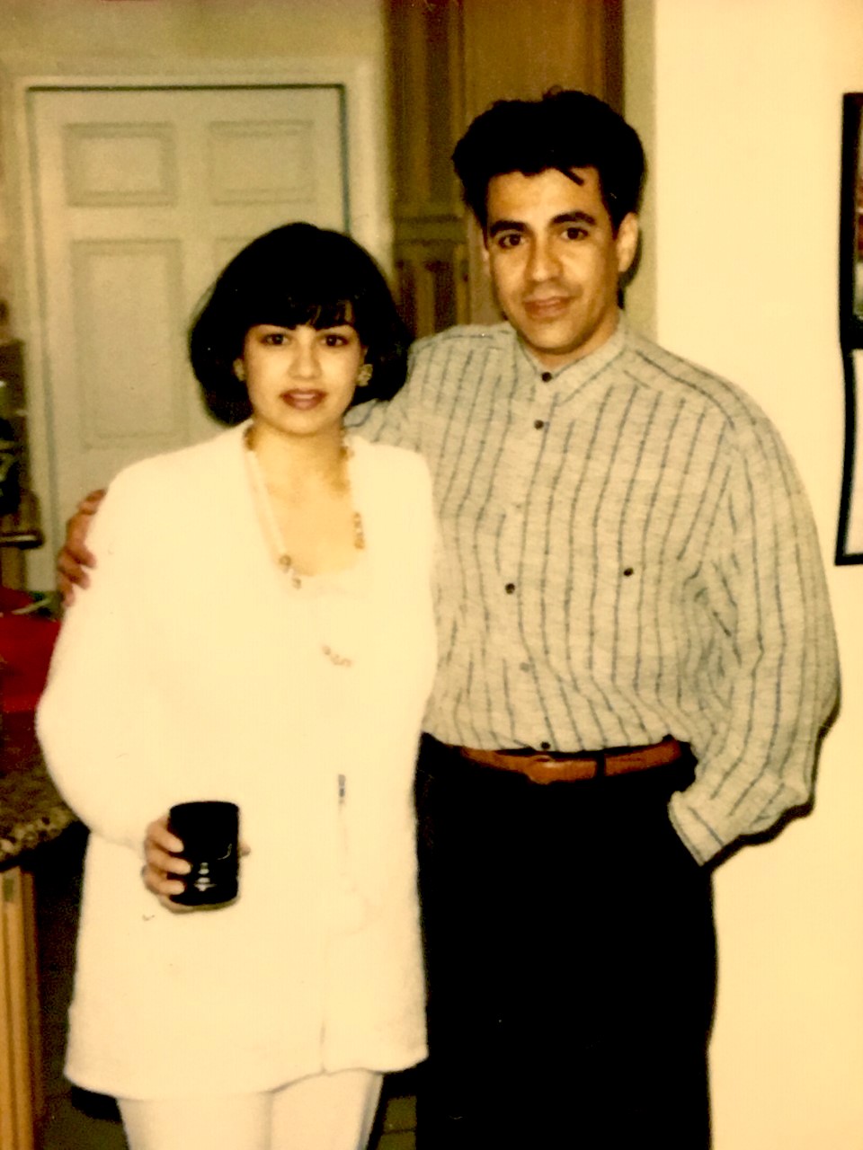 Joey Terrill and sister Linda Terrill, circa 1990.