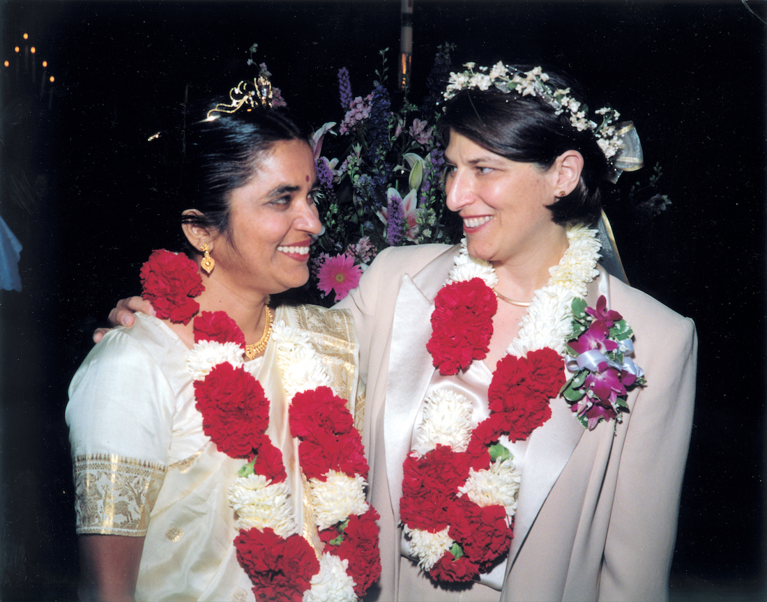 Ruth Vanita at her wedding in New York, 2000. Photo credit: Libby Langston. Photo courtesy of Ruth Vanita.