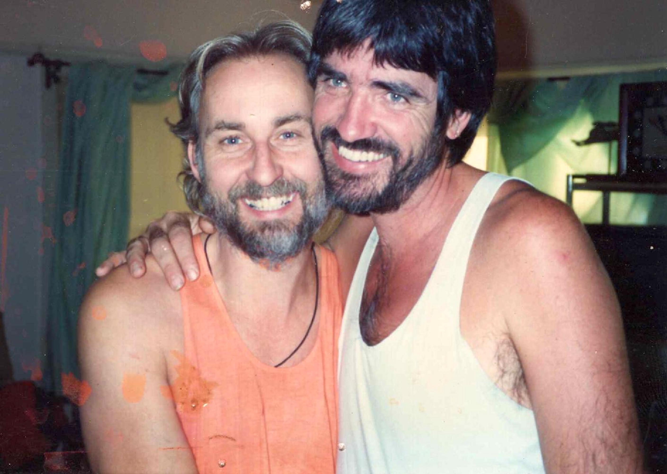 Ron Vanscoyk with partner Jackson Branu when the Billys began, 1988.