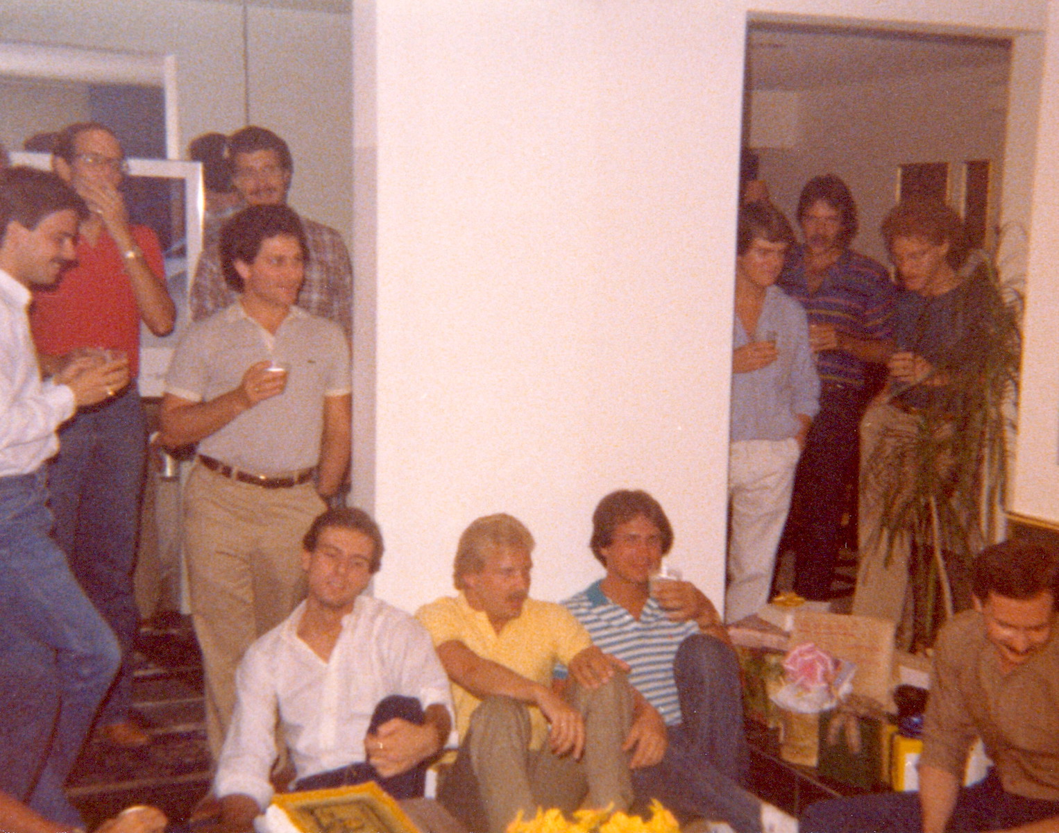 William at his surprise birthday party thrown by his friends, Dallas, TX, circa 1979. William shares, “unfortunately, very few people in this photo survived AIDS.” Photo courtesy of William Waybourn. 