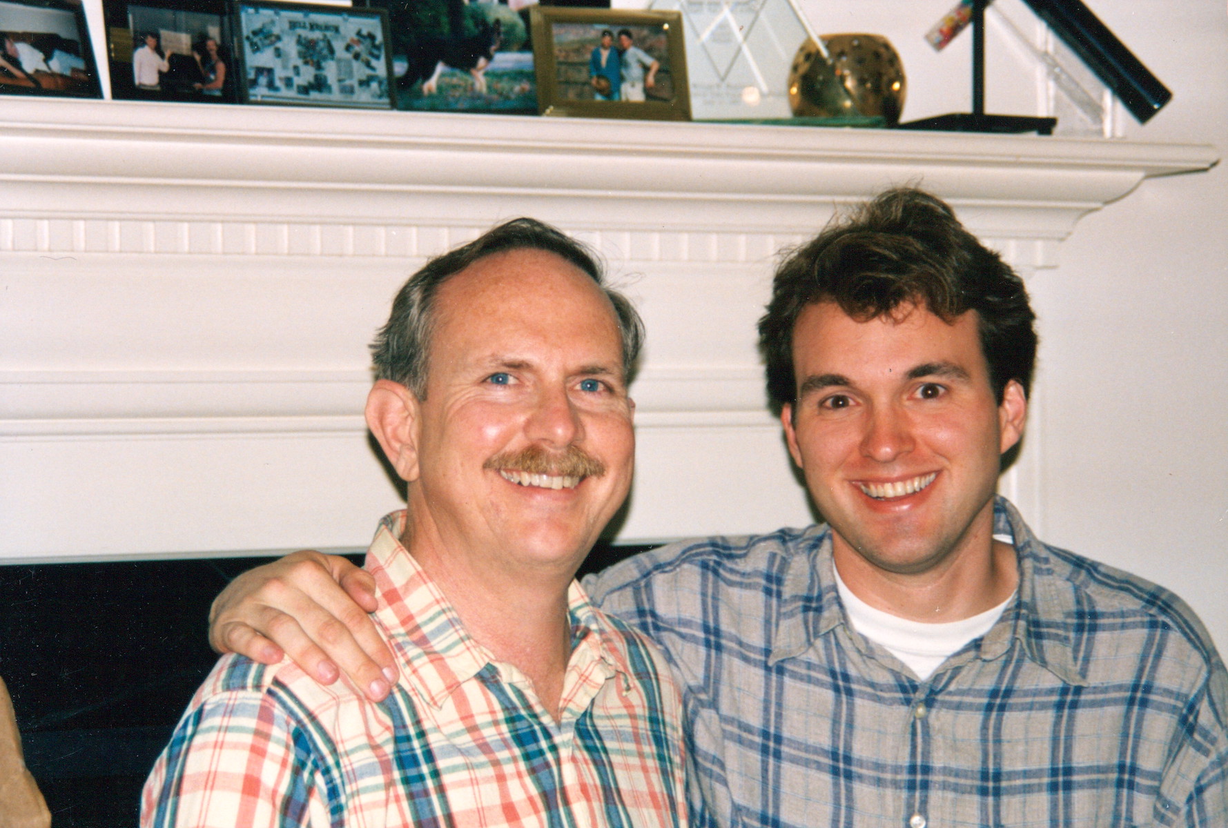 William Waybourn and close friend Eric Fanning in Washington, DC, circa 1994. William shares, “Fanning later became the highest ranking LGBT person in the Pentagon as the first “out” Secretary of the Army.” Photo courtesy of William Waybourn.