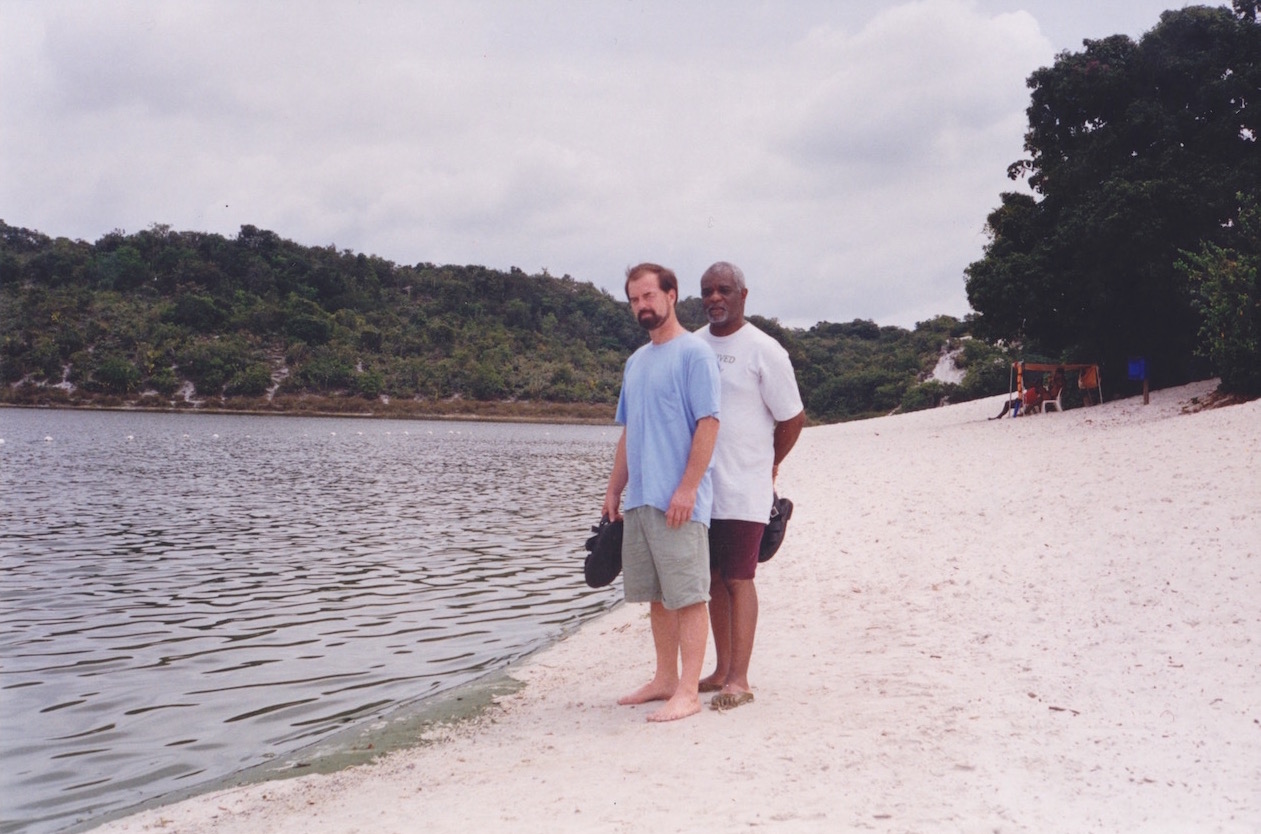 Chris and ABilly, December 2000. Photo courtesy of ABilly Jones-Hennin.