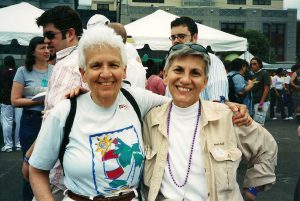 Ada Bello with Rita Addessa at Pride Celebration.