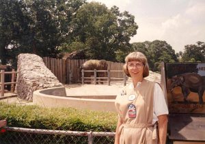 Arden Eversmeyer served as a docent with the Houston Zoological Gardens for 23 years from 1981-2004.