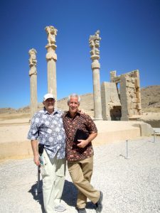 Charles Silverstein and Terrance Flynn in Iran, 2016.
