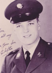 Official US Army photo of Cliff Arnesen at Fort Dix, NJ, 1965.