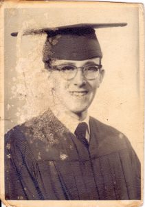 Charles Little graduates from 8th grade, 1959.