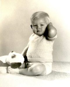David at age 1, 1947. Photo courtesy of David McEwan.
