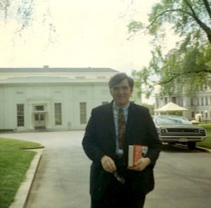 David visiting the White House for the first time, Washington, DC, 1969.