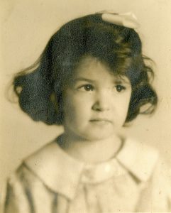 Diana as a girl in Bernardsville, NJ, circa 1935.