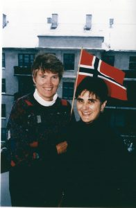 Grethe Cammermeyer and Diane Divelbess, 1991, Norway.