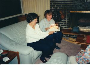 Diane Divelbess’ birthday, 1992.
