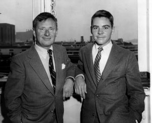 L-R: Christopher Isherwood and Don Bachardy.