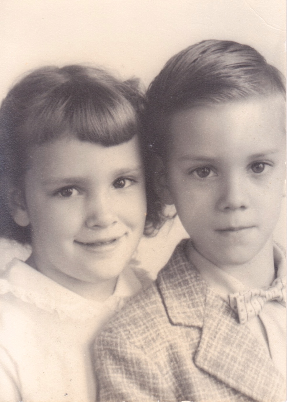 Donna and her twin brother, David.
