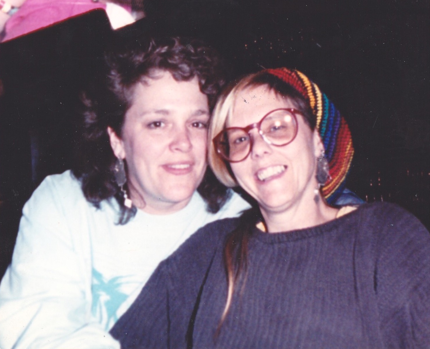 Donna Red Wing and her lifelong partner, Sumitra, 1988.