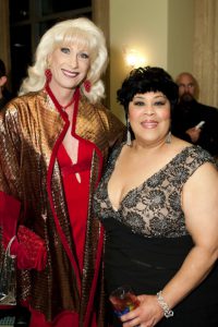 Donna and Martha Wash, one of Sylvester's back-up singers, also known as Two Tons of Fun. Photo courtesy of Donna Sachet.
