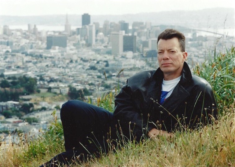 Fenton Johnson above San Francisco, CA, 1996.