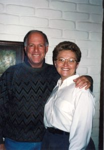 Honey Ward with Experience founder, Rob Eichberg, Ph.D. in Honey’s home, early 1990’s.