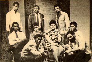 Jewelle Gomez with the Say Brother staff, 1969.