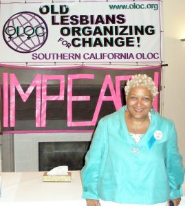 Jewelle Gomez at an Old Lesbians Organizing for Change event, 2007.