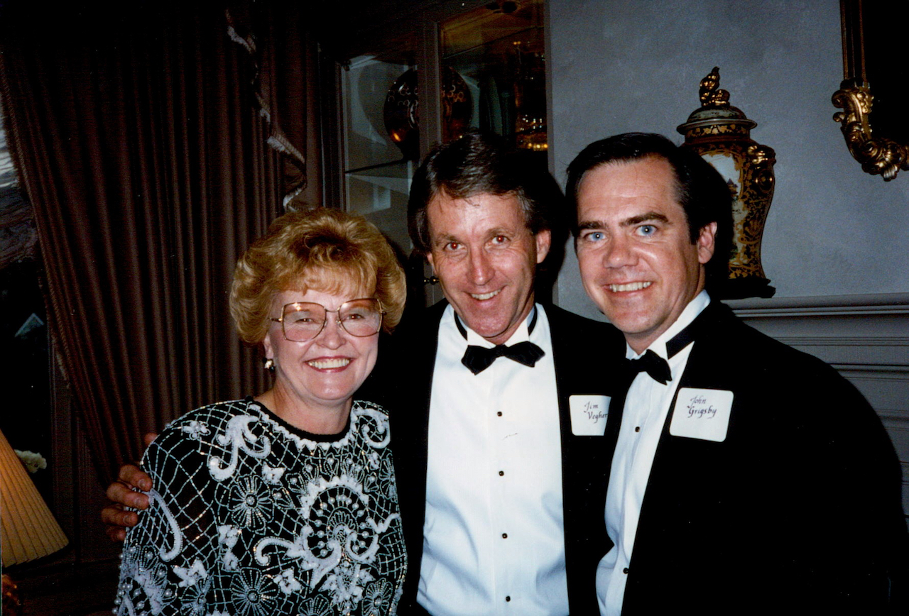 Oregon Governor Barbara Kay Roberts, John Grisby, and Jim Vegner.
