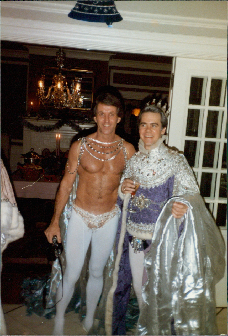 John and Jim on Halloween, 1984.