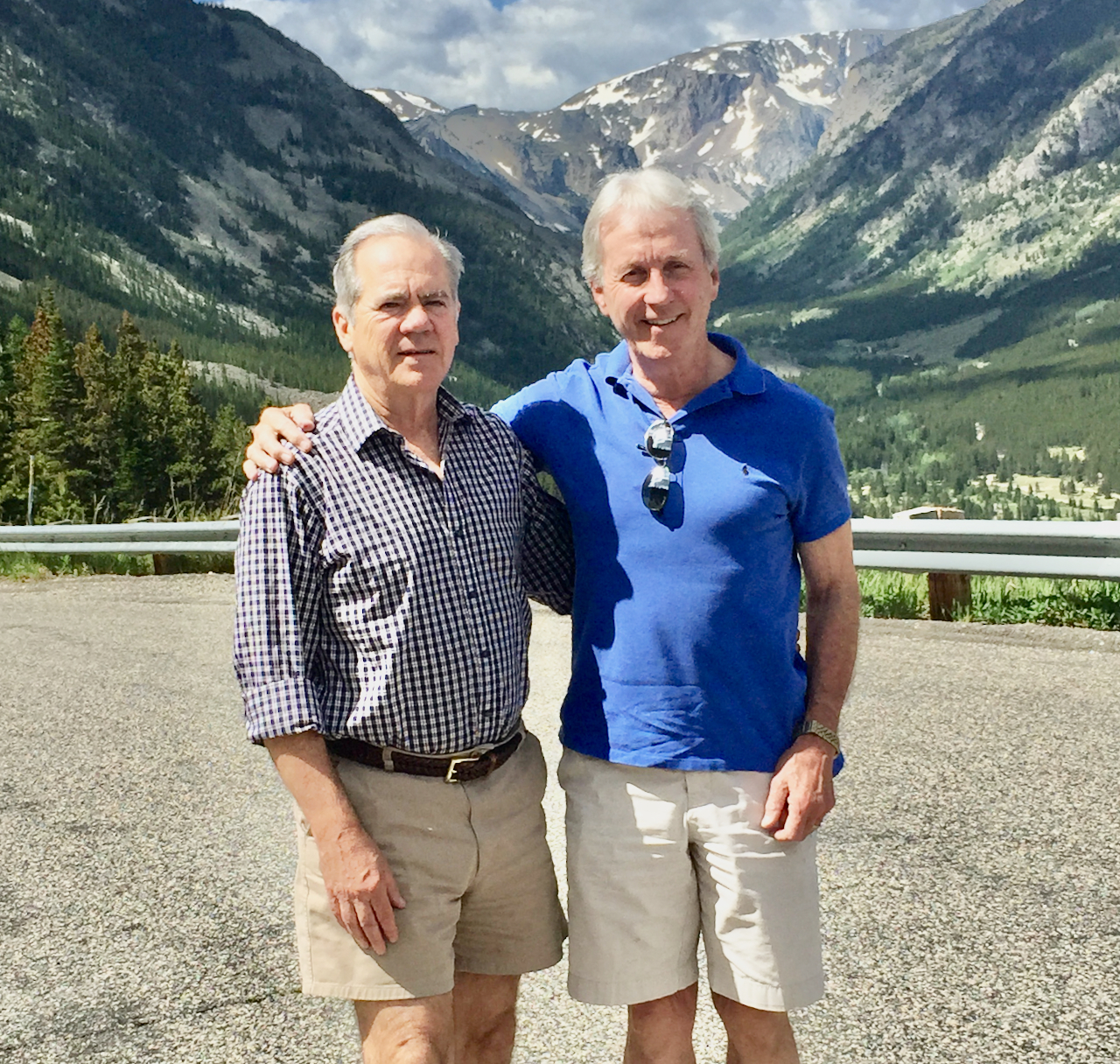 John and Jim in Glacier National Park, Montana, 2015.
