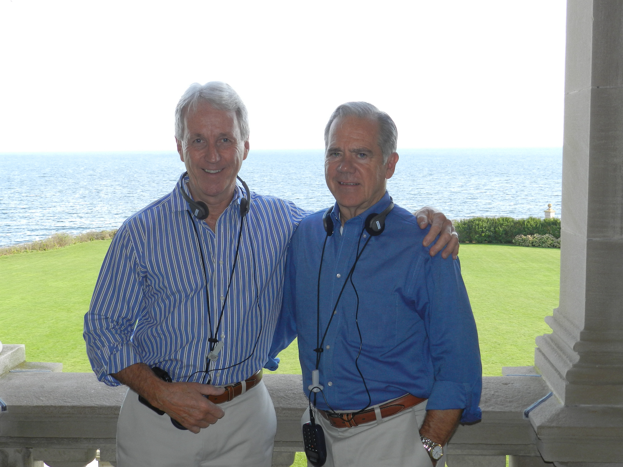 John and Jim in Newport, RI, 2010 or 2011.