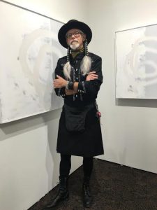 Juan-Manuel Alonso at the Palm Springs Fine Art Fair, 2018, Palm Springs, CA.