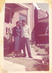 Kathleen and her brother Joseph, 1960.