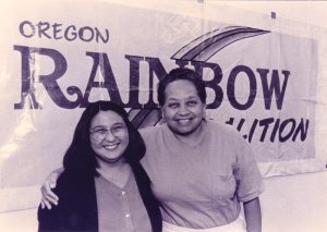 Jan Mihara and Kathleen Saadat, early 1980s.