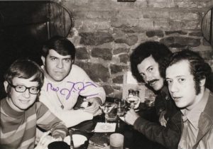 Kay Lahusen, Troy Perry, Vito Russo; and John Paul Hudson, circa 1971.