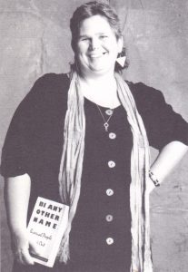 Loraine Hutchins photographed for National Coming Out Day, 1992. Photo credit: Douglas William Neal. Photo courtesy of Loraine Hutchins.