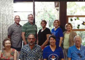 Members of the Board of Directors of the Unitarian Universalist Congregation of Miami. Luigi Ferrer picture front row, second from the left.