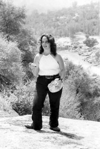 Mary, age 16, in the Sierras. At the time, ‘Mary’ thought she was “fat and homely.”
