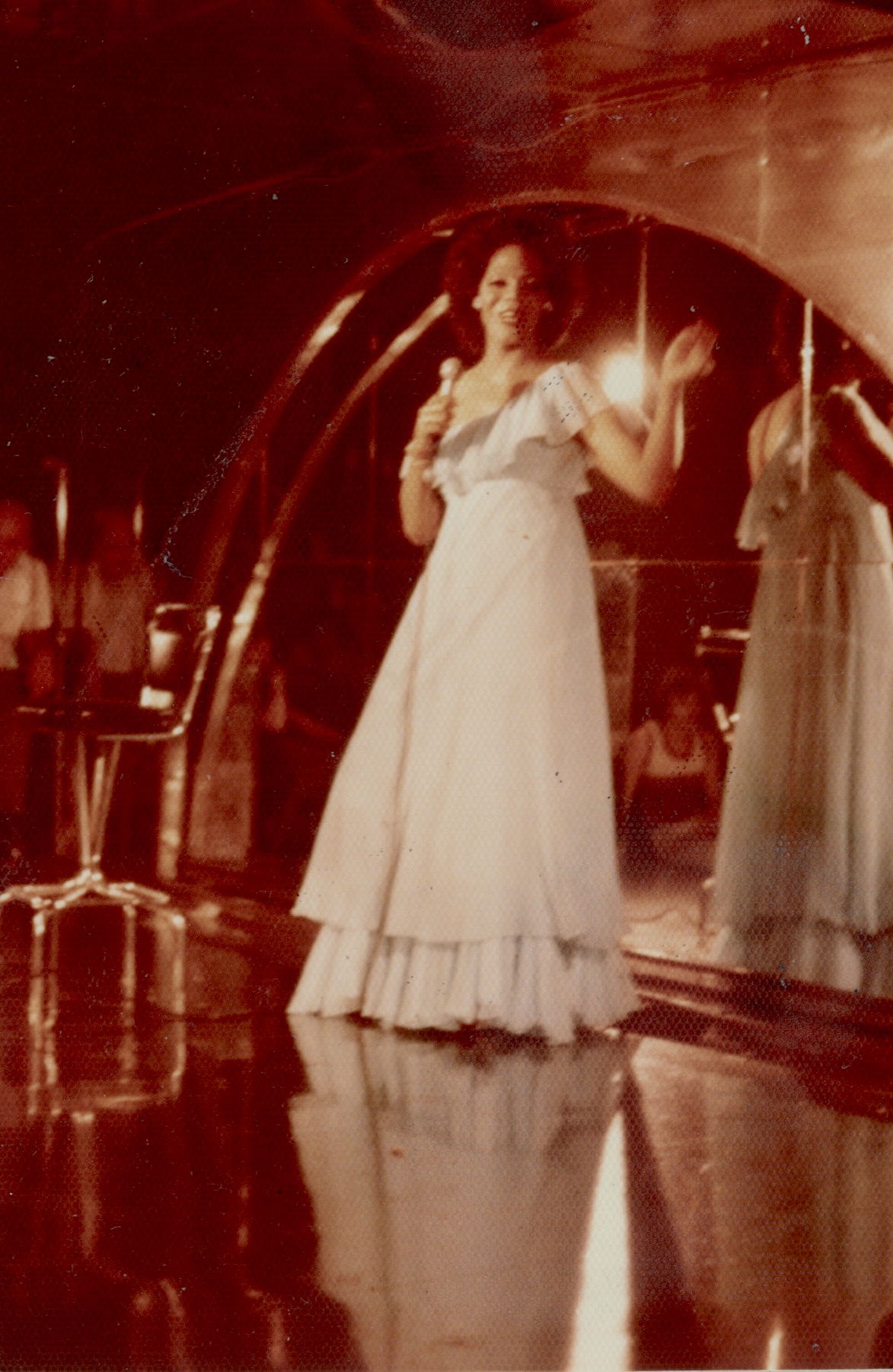 Miss Major performing at the Guilded Grape in New York City in the 1970s. Photo courtesy of Miss Major Griffin-Gracy.