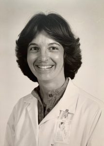 Nanette at Beth Israel Hospital, 1980, Boston, MA. Photo courtesy of Nanette Gartrell and Dee Mosbacher.